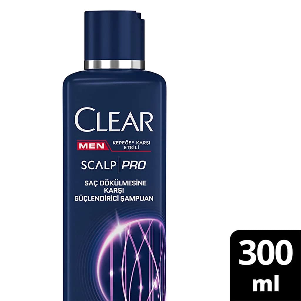 Clear شامبو كلير مين سكالب برو لتقوية فروة الرأس فعال ضد تساقط الشعر والقشرة 300 مل