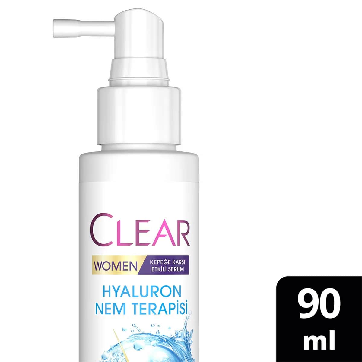 Clear Women Anti-dandruff Effective Hair Care Serum Hyaluron Moisture Therapy 90 ml