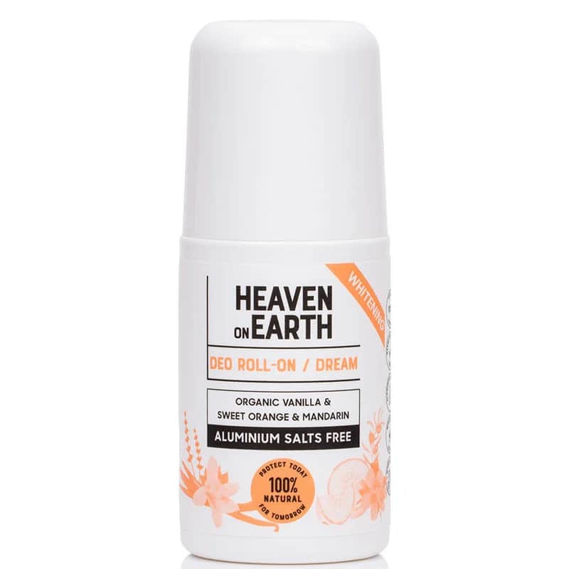 Heaven On Earth هيفن أون إيرث، رول تبييض عضوي طبيعي 100% بنكهة الفانيليا، 50 مل