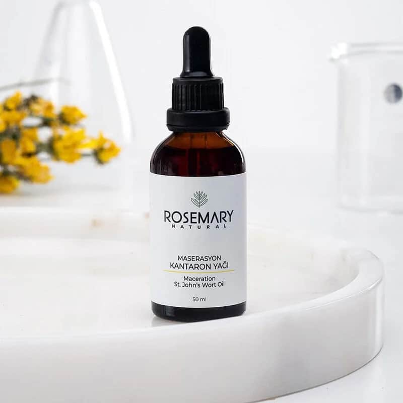 Rosemary Natural زيت إكليل الجبل الطبيعي من نبتة سانت جون 50 مل