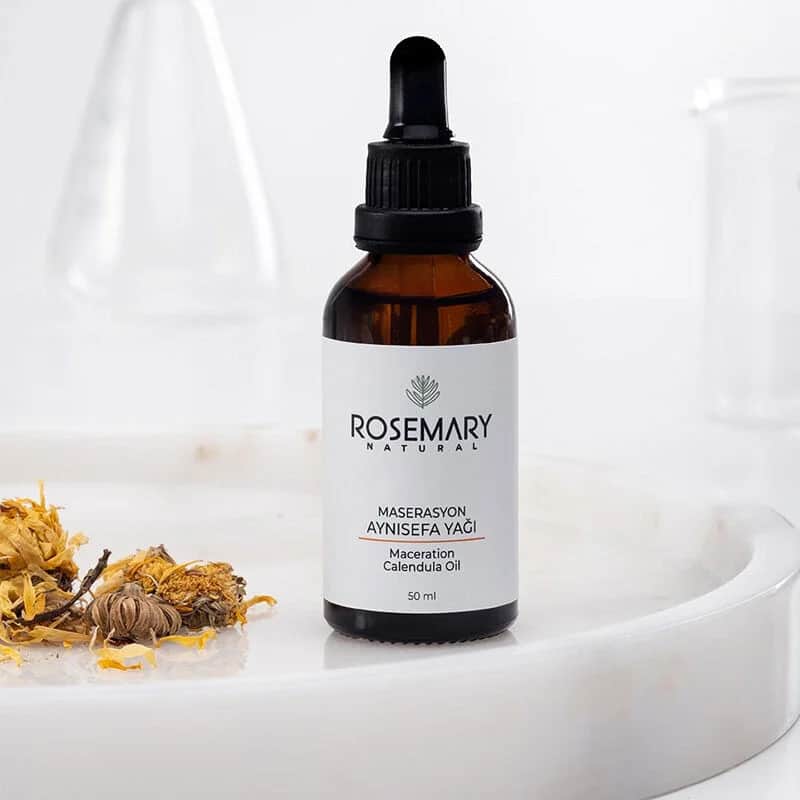 Rosemary Natural زيت إكليل الجبل والآذريون الطبيعي 50 مل