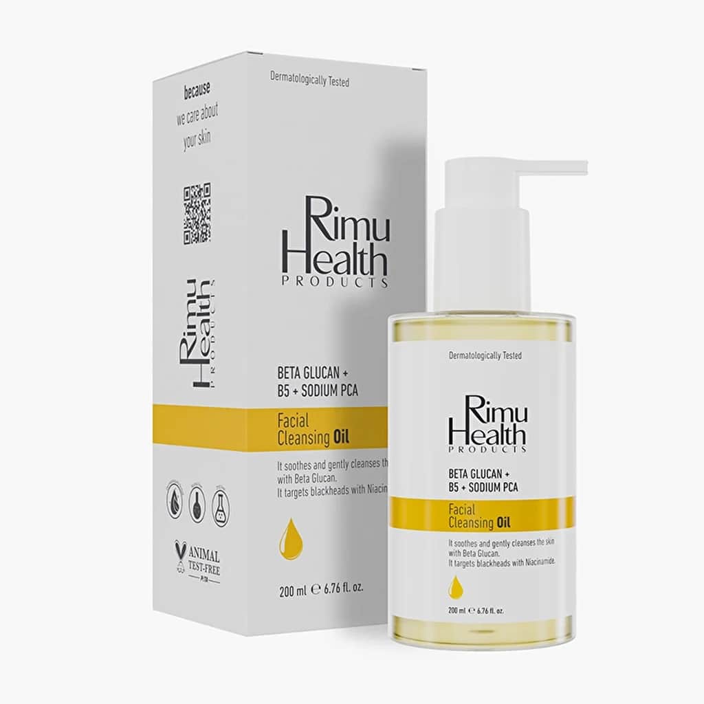 Rimu Health زيت ريمو هيلث لتنظيف وتنقية الوجه ومضاد للرؤوس السوداء 200 مل