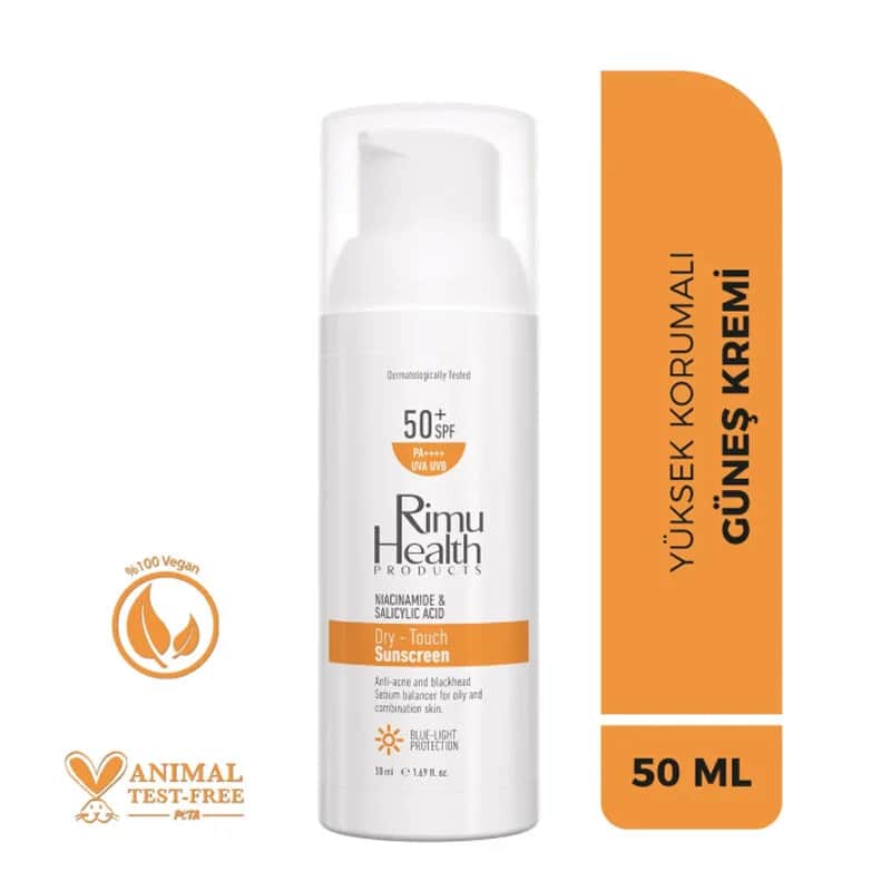 واقي شمس SPF 50+ للبشرة الدهنية والمختلطة 50 مل من ريمو هيلث Rimu Health