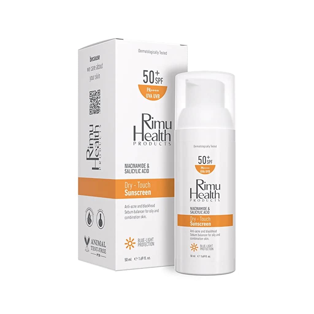 واقي شمس SPF 50+ للبشرة الدهنية والمختلطة 50 مل من ريمو هيلث Rimu Health