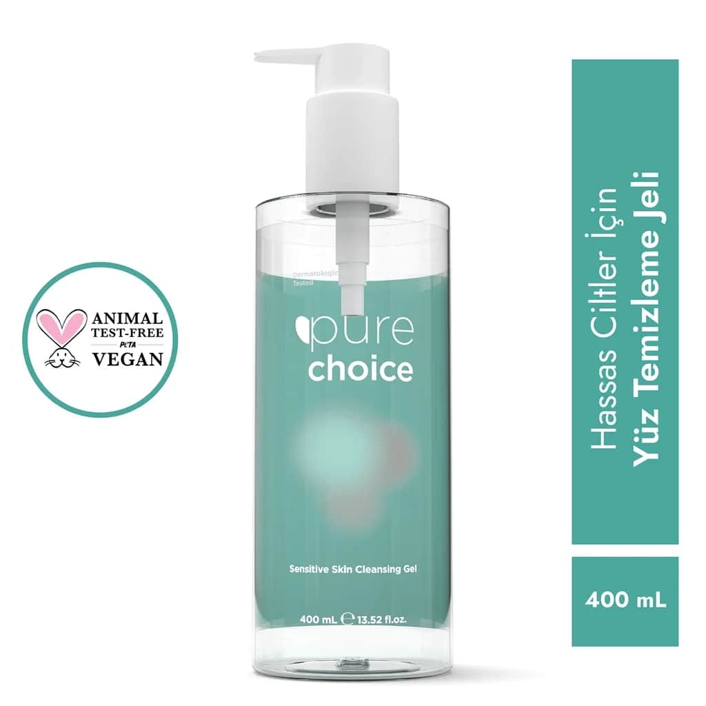 Pure Choice جل تنظيف الوجه للبشرة الحساسة من بيور تشويس، 400 مل