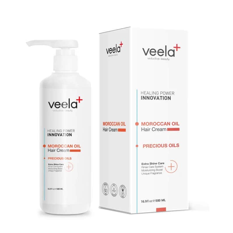 Veela كريم فيلا المرطب للعناية بالشعر الجاف بالزيوت الثمينة 500 مل