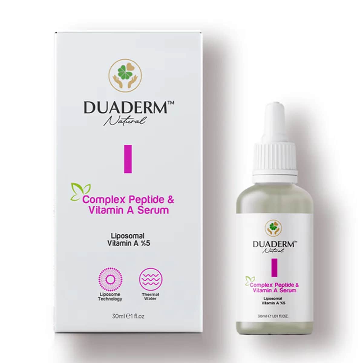 Duaderm سيروم دودرم كومبلكس ببتيد وفيتامين أ 30 مل