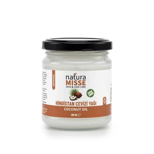 NaturaMisse Organic Coconut Oil 210ml - Pure Moisturizer