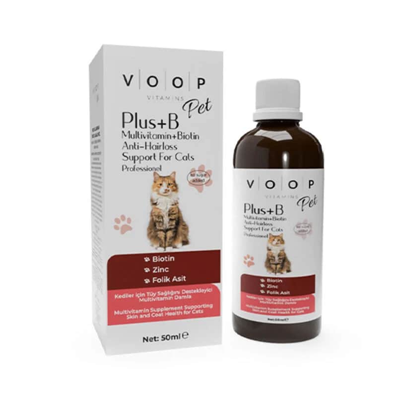 Voop قطرات صحة شعر القطط من فووب بت ٥٠ مل
