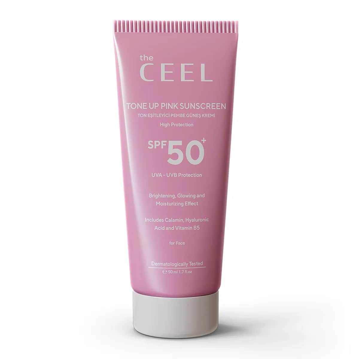 The Ceel واقي الشمس ذا سيل تون إيكوالايزر بعامل حماية من الشمس 50 وردي 50 مل
