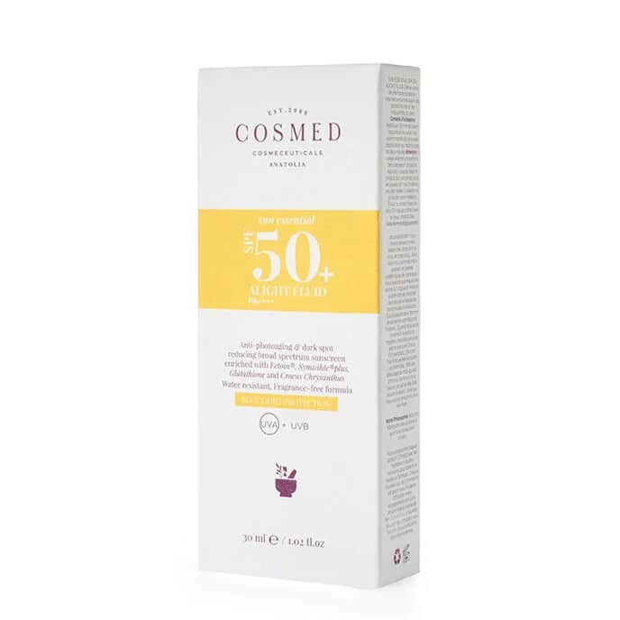 سائل واقي شمس أساسي SPF50+ 30 مل من كوسمد Cosmed