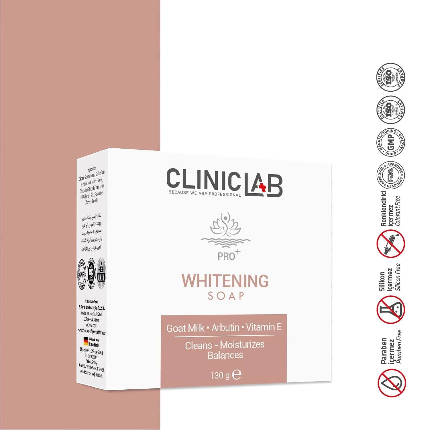 صابون تبييض 130 جرام من كلينيك لاب ClinicLab