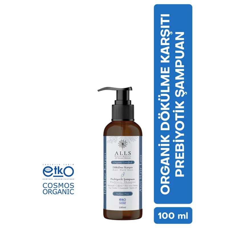 شامبو بروبيوتيك عضوي مضاد لتساقط الشعر 100 مل من أولز بيوكوزمتيكس Alls Biocosmetics
