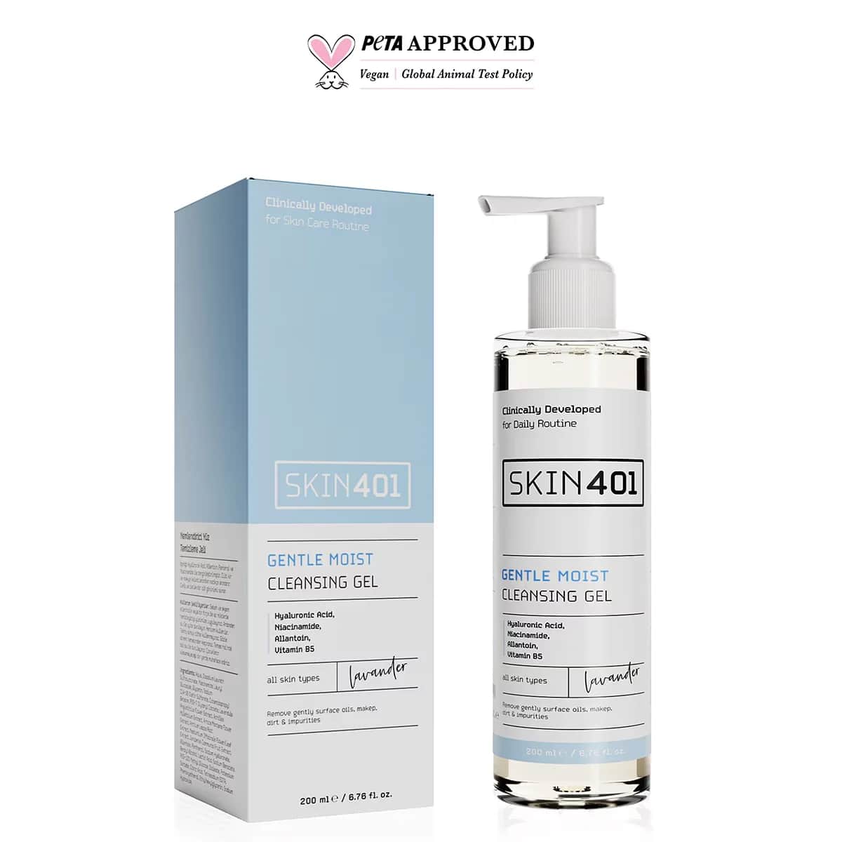 Skin401 gentle Moist Cleansing Gel 200 ml