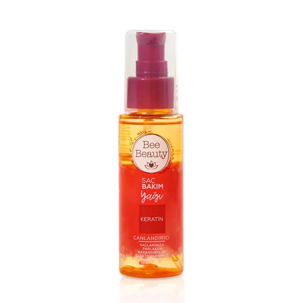 Bee Beauty زيت العناية بالشعر بالكيراتين من بي بيوتي 75 مل