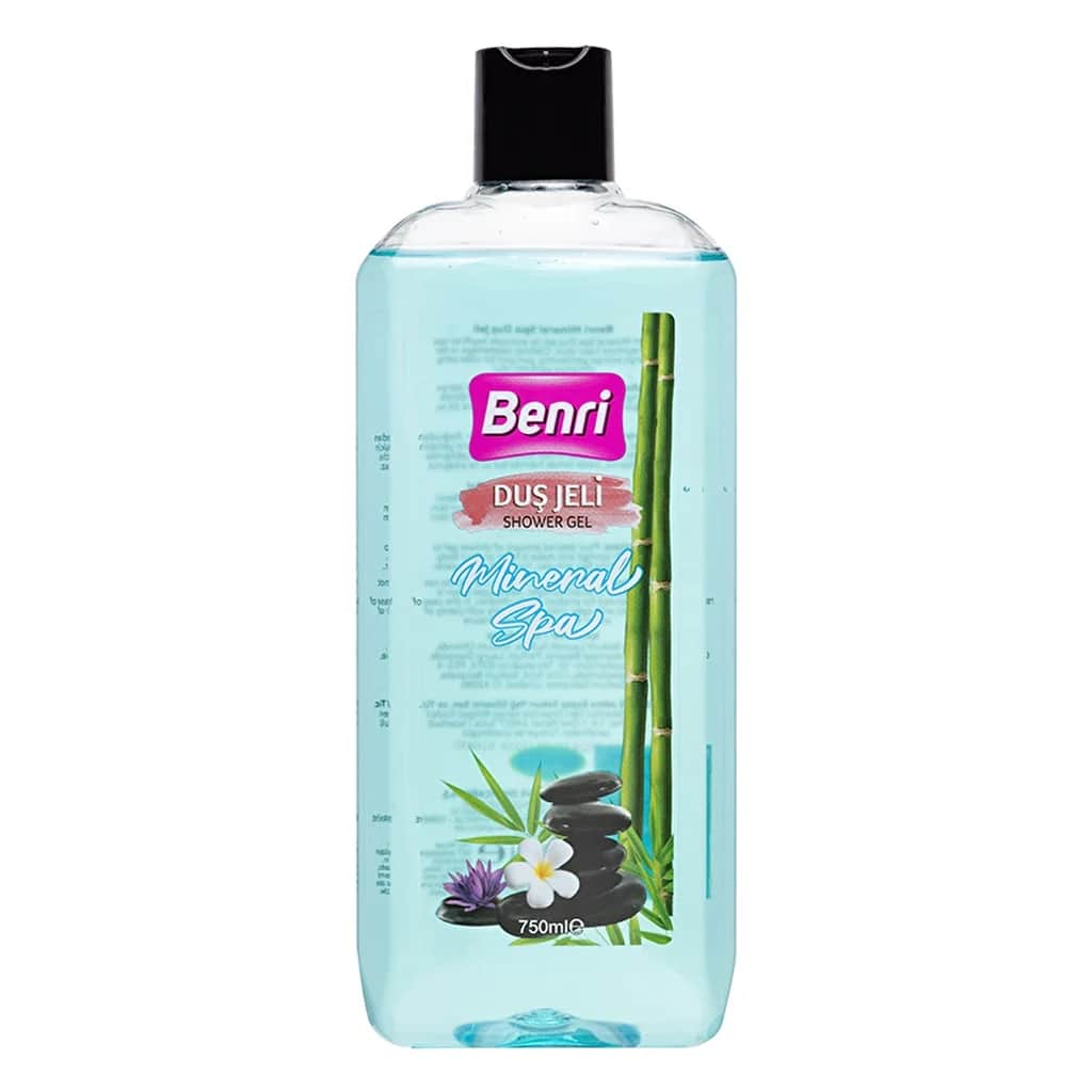 Benri جل الاستحمام بنري مينيرال سبا ٧٥٠ مل منظف منعش للبشرة
