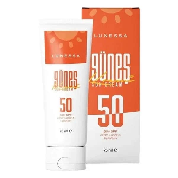 Lunessa كريم لونيسا للوقاية من الشمس بعامل حماية 50+، 75 مل