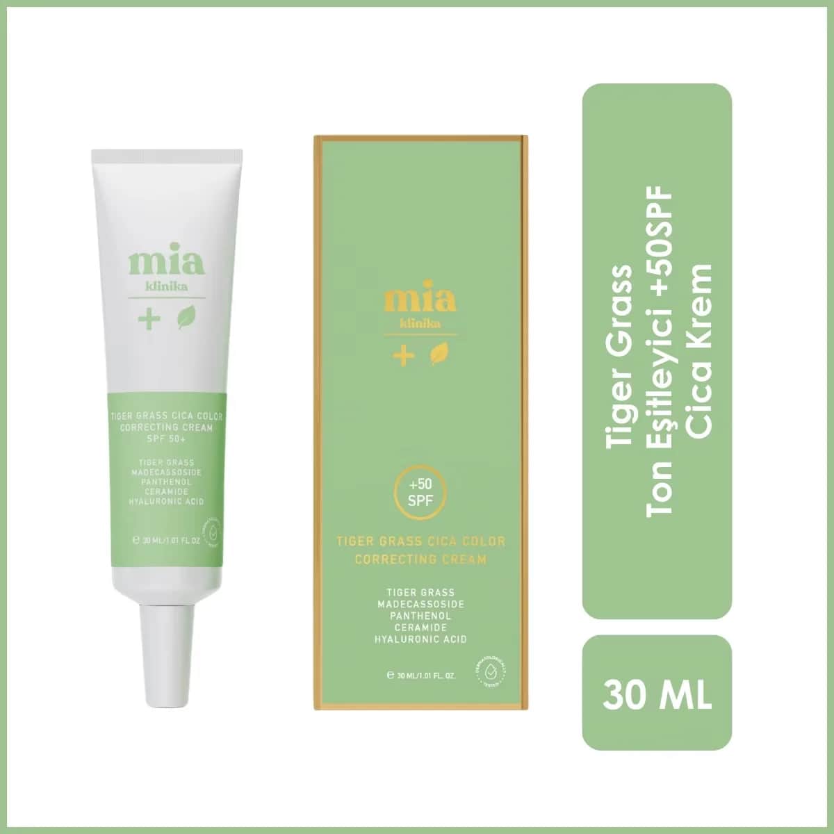Mia Klinika كريم سيكا SPF50 عامل حماية من الشمس من ميا كلينيكا 30 مل