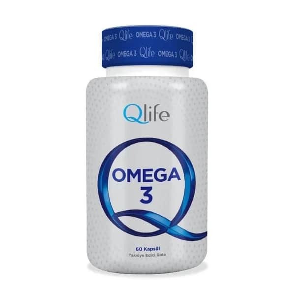 كيو لايف أوميغا 3 غذاء مكمل 60 كبسولة Qlife