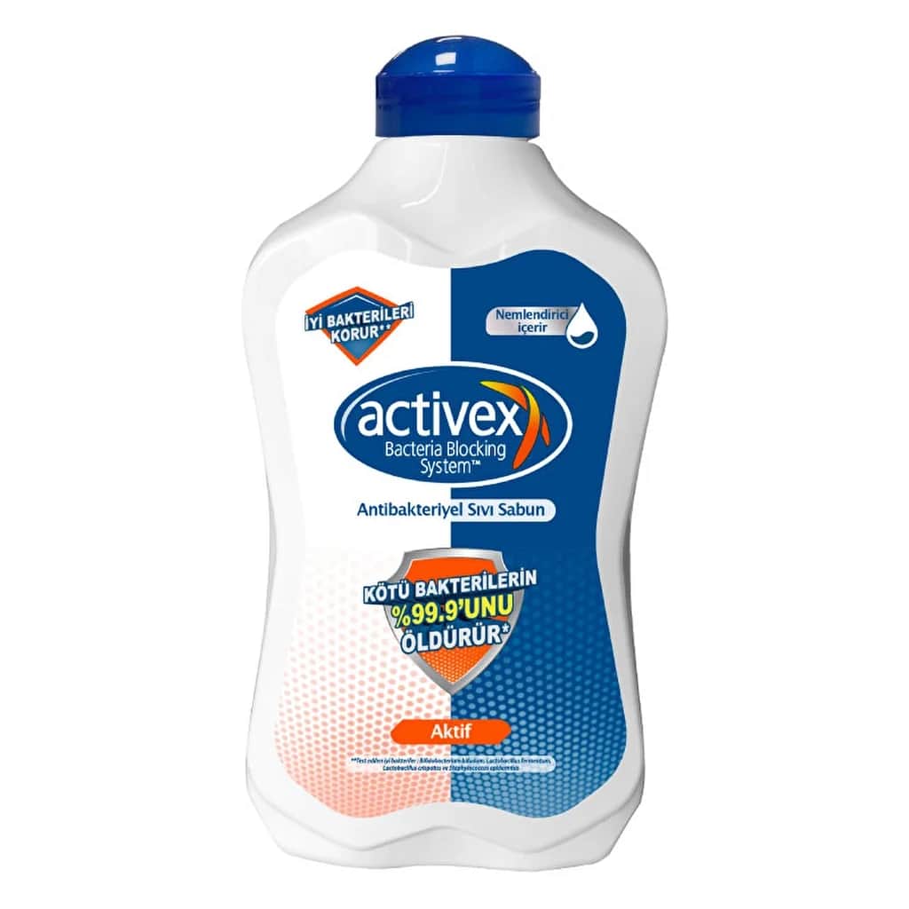 Activex صابون سائل مضاد للبكتيريا من أكتيفكس، 1.5 لتر يقضي على 99.9% من البكتيريا