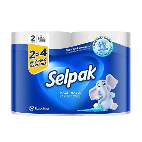 Selpak منشفة سيلباك العملاقة 2 = 4 لفات
