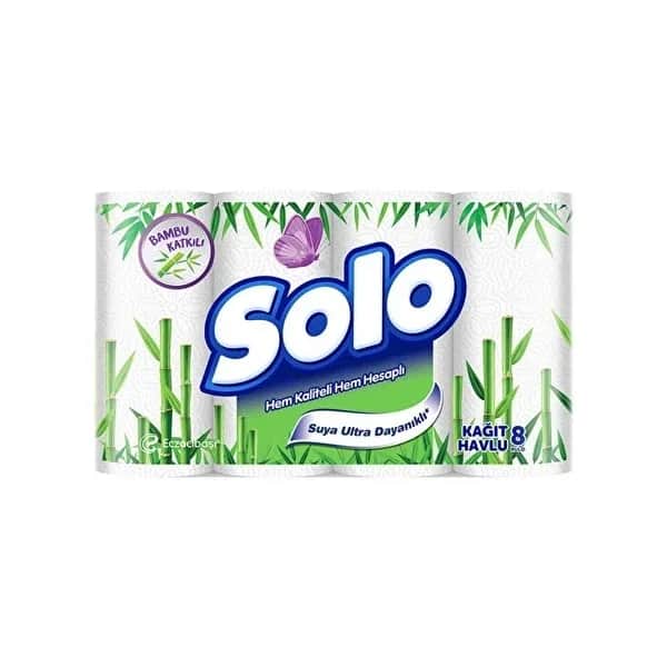 Solo مناشف ورقية سولو من الخيزران 8 قطع