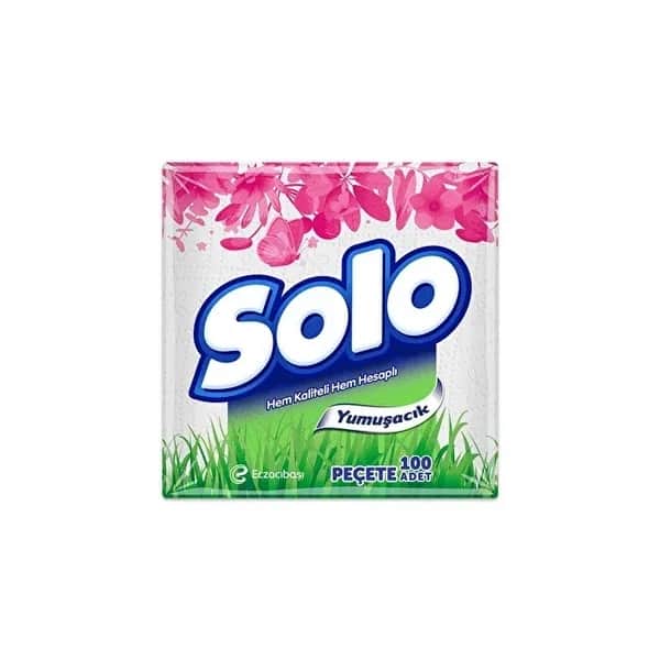 Solo منديل سولو ١٠٠ مل متين، ذو ملمس ليفي لسهولة التنظيف