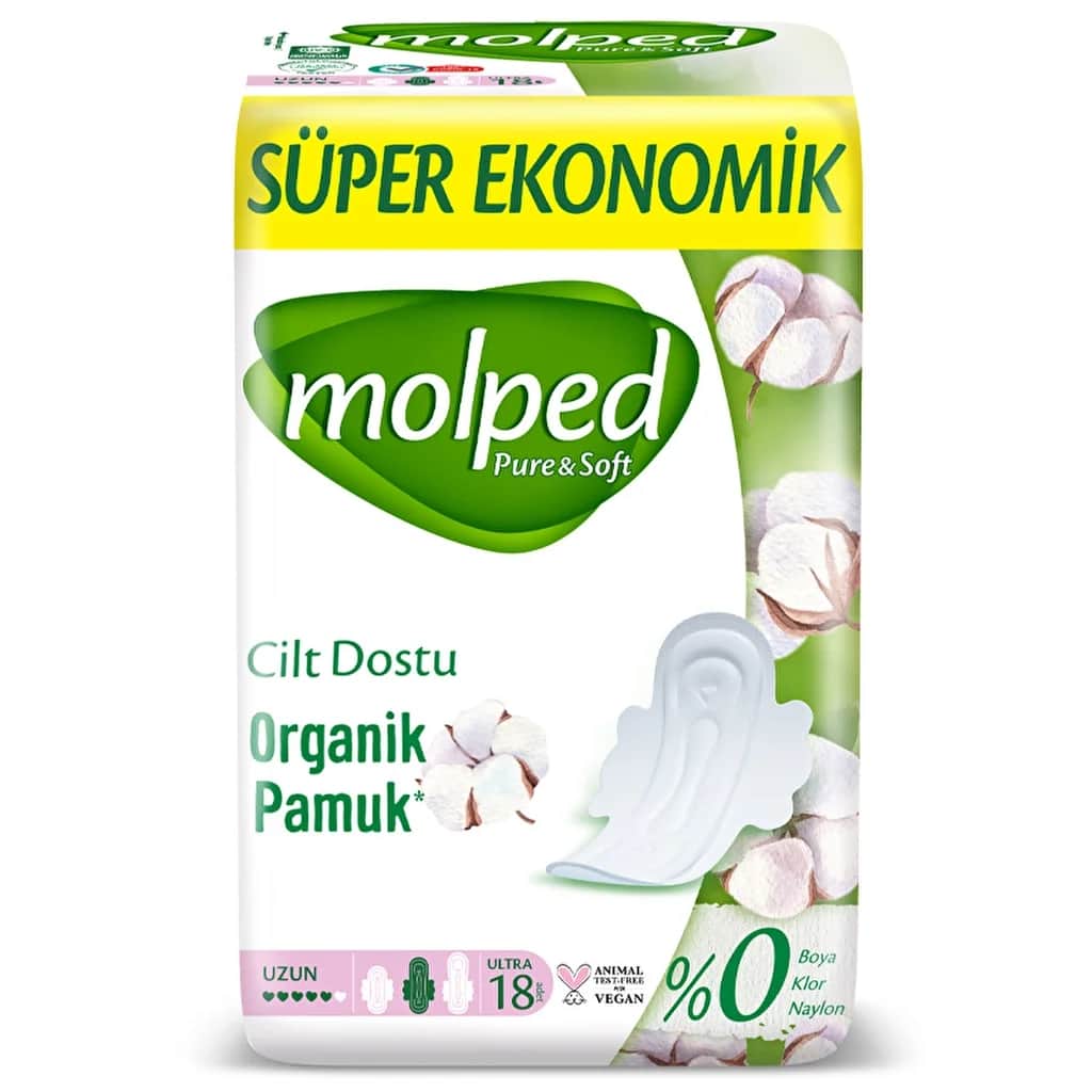Molped مولبيد بيور آند سوفت سوبر إيكو لونج 18 بوصة