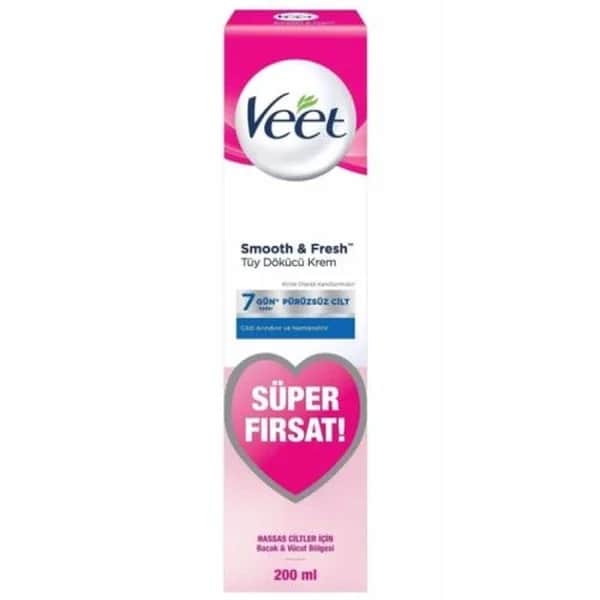 Veet كريم فيت سموث لإزالة الشعر المنعش 200 مل