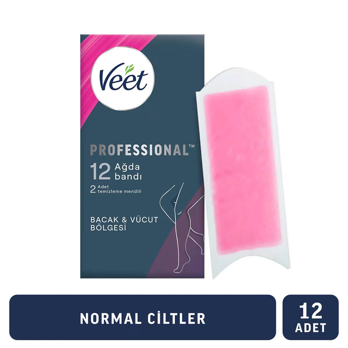 Veet شرائح شمع فيت بروفيشنال للبشرة العادية ١٢ قطعة