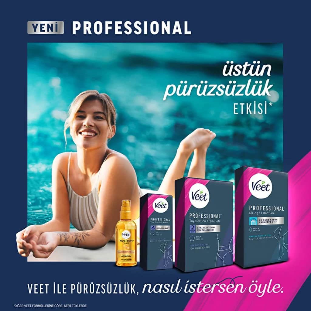 Veet شرائح شمع فيت بروفيشنال للبشرة العادية مخصصة للوجه، 20 قطعة