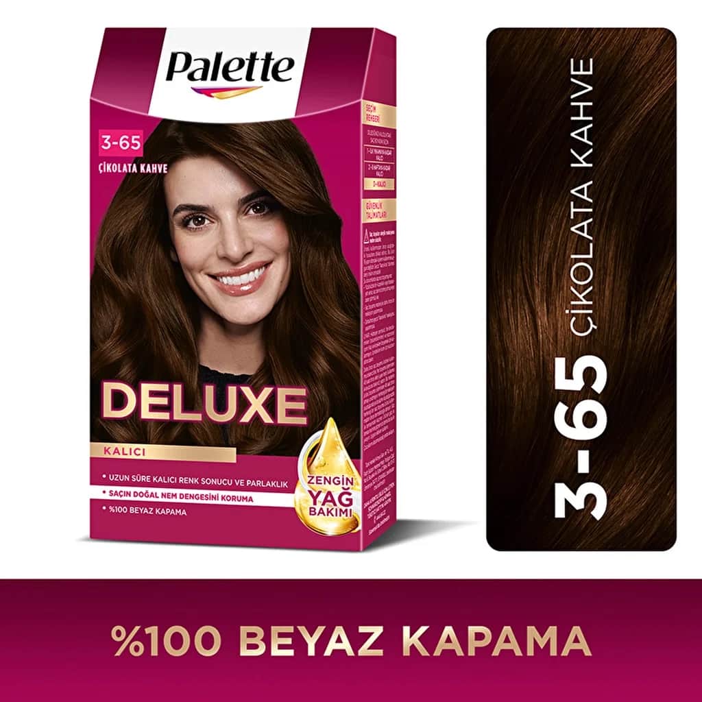 Palette صبغة شعر باليت ديلوكس 3-65 بني شوكولاتة
