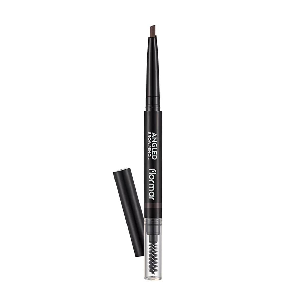 Flormar Angled Eyebrow Pencil With Angled Tip And Bristle Brush 003 brown