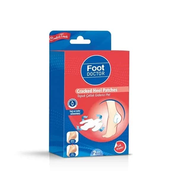 Foot Doctor وسادة قدم للوقاية من تشققات الكعب من فوت دكتور، قطعة واحدة