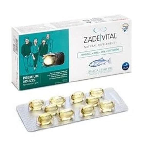 Zade Vital Omega3 30 soft Capsules For Adults