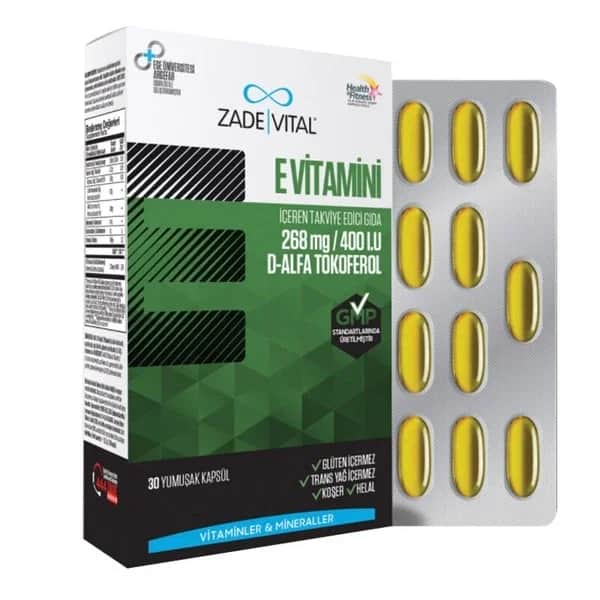 فيتامين E 30 كبسولة من زايد فيتال Zade Vital