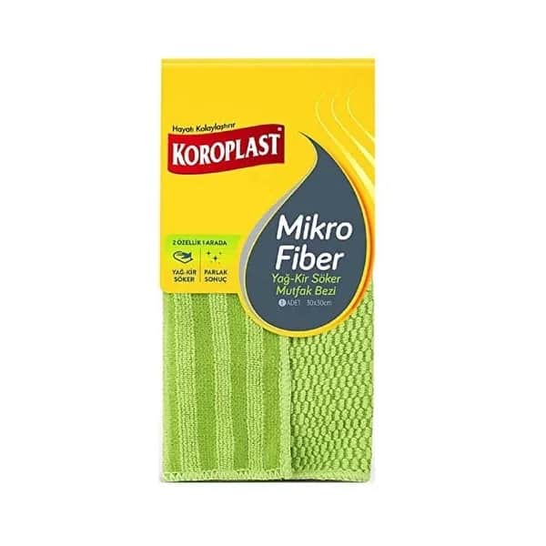 Koroplast قطعة قماش مطبخ من الألياف الدقيقة من كوروبلاست منظف الزيوت والأوساخ، قطعة واحدة