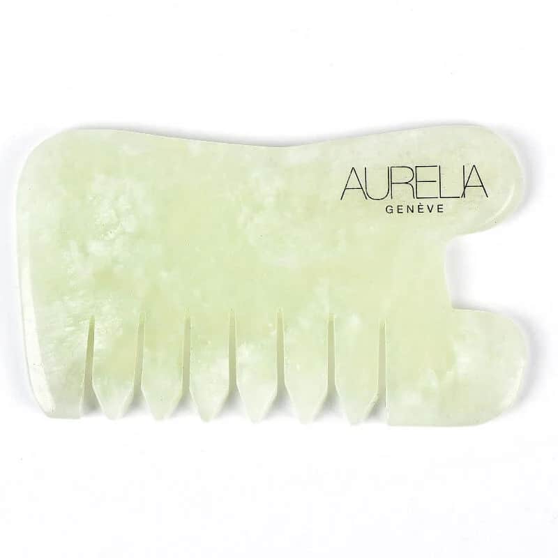 Aurelia Geneve حجر تدليك غوا شا من أوريليا جينيف للعناية بالوجه