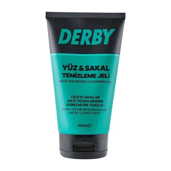 Derby جل ديربي لتنظيف الوجه واللحية 150 مل منظف عميق