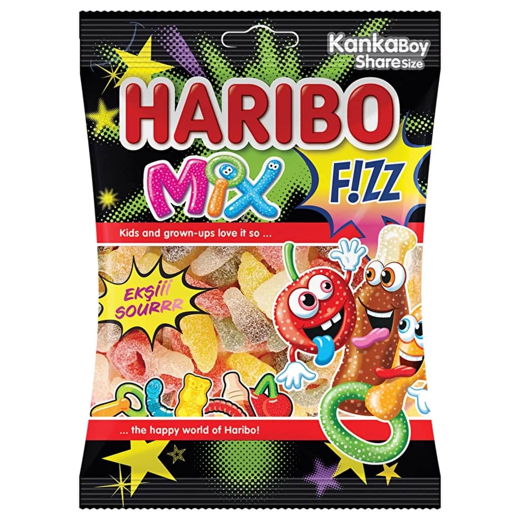 Haribo حلوى هاريبو فيز ميكس بنكهة الفواكه، 70 غرام