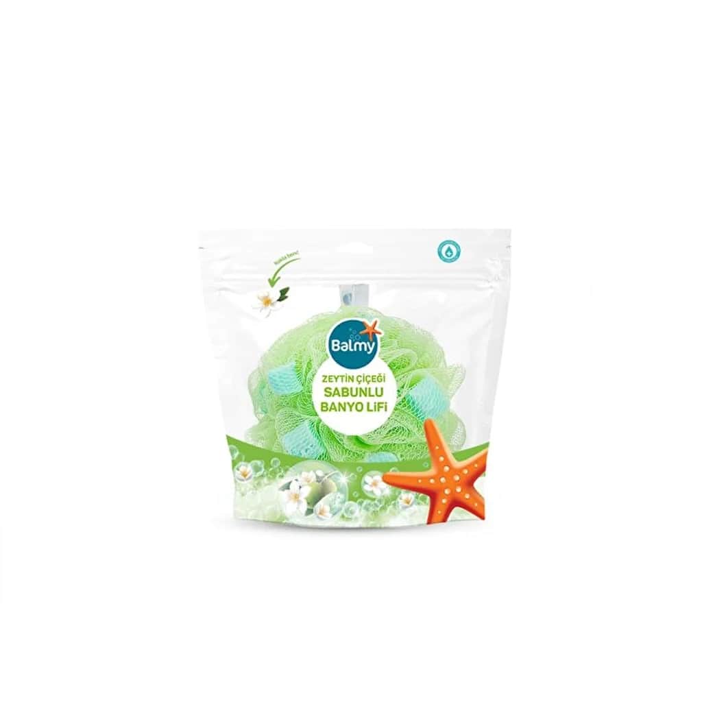 Balmy Bath Loofah Soapy Olive Blossom 1 pcs