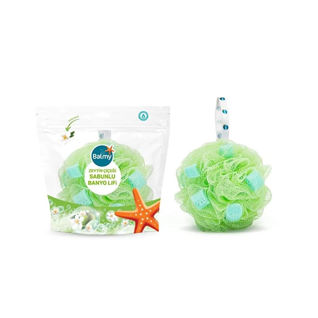Balmy Bath Loofah Soapy Olive Blossom 1 pcs