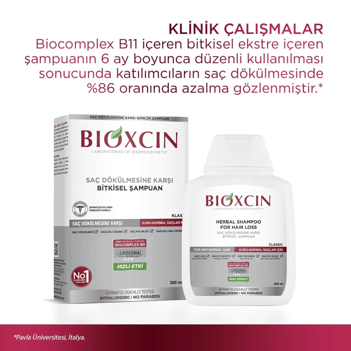 Bioxcin شامبو بيوكسين جينيسيس كلاسيك للشعر الدهني 300 مل