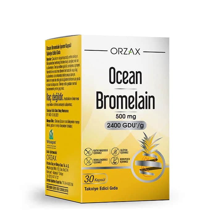 Orzax كبسولات أورزاكس أوشن بروميلين 30