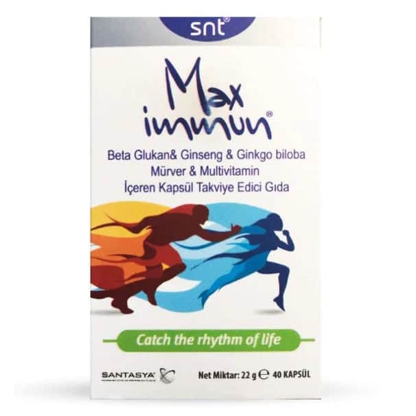 Max Immun غذاء مكمل غذائي ماكس إميون 40 كبسولة