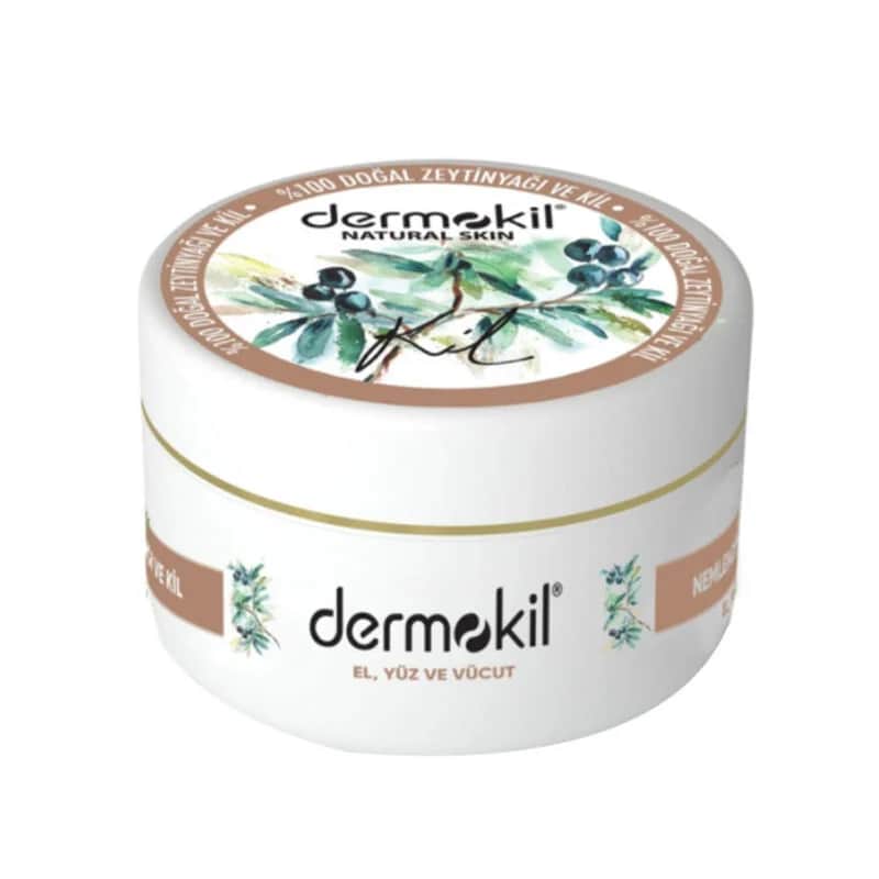Dermokil كريم ديرموكيل المرطب بخلاصة زيت الزيتون الطبيعي والطين 300 مل
