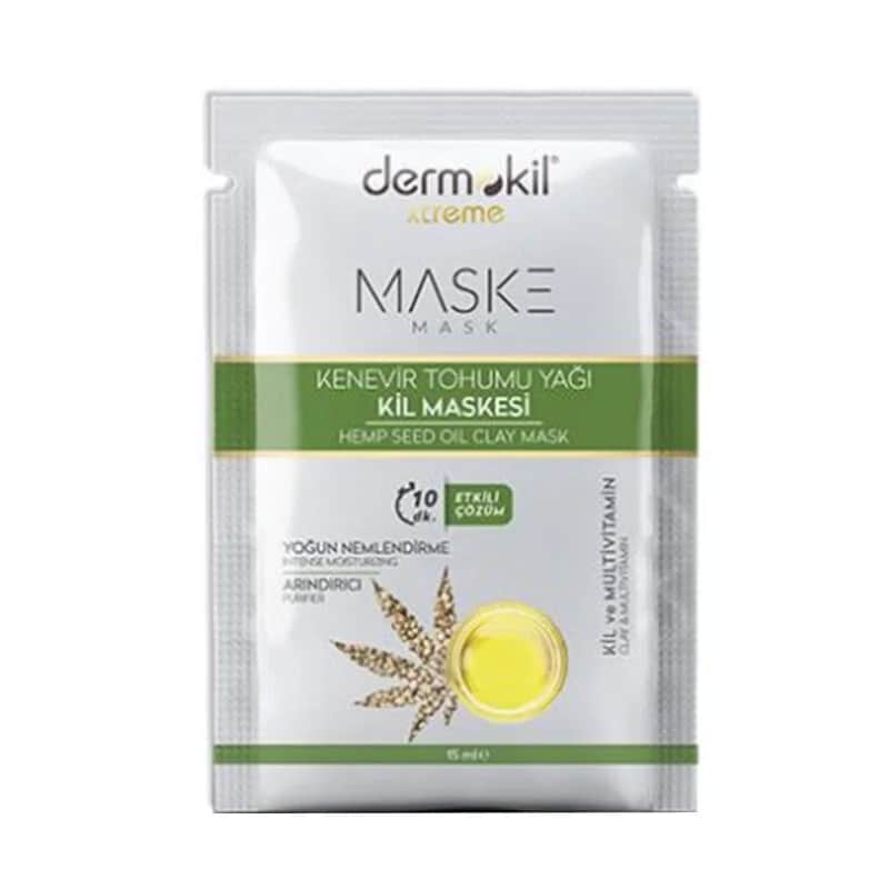 Dermokil Hemp Seed Oil Clay Mask 15 ml