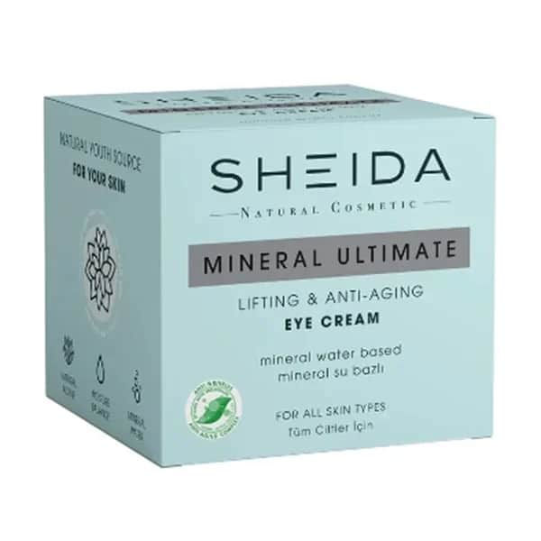 Sheida كريم شيدا المعدني المضاد للشيخوخة ليلاً ونهاراً 50 مل