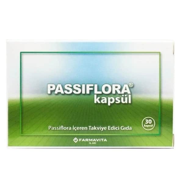 Farmavita فارمافيتا باسيفورا غذاء مكمل غذائي، 30 كبسولة