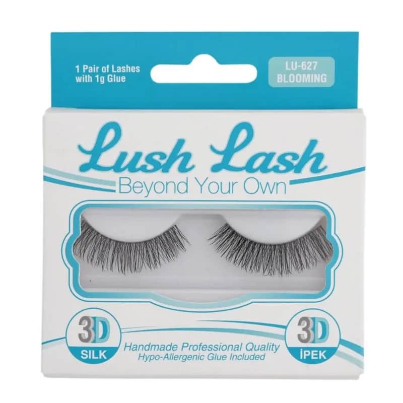 Lush Lash رموش لاش حريرية ثلاثية الأبعاد بلومينج لو 627